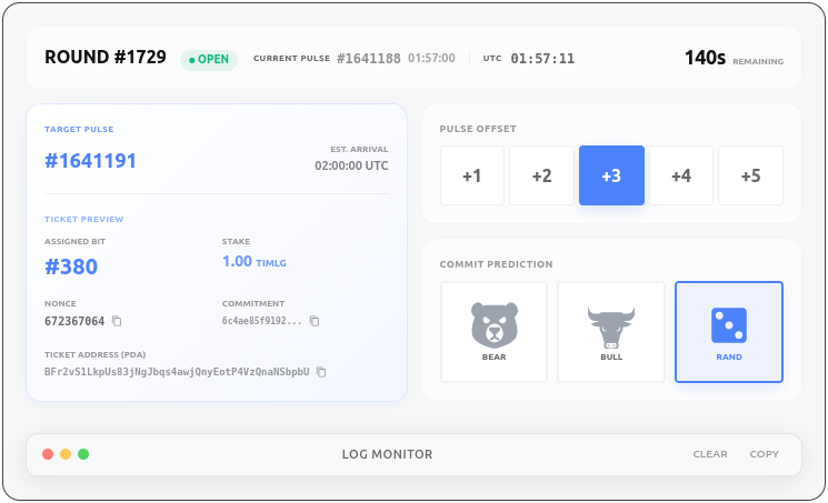 TIMLG Play Card Interface